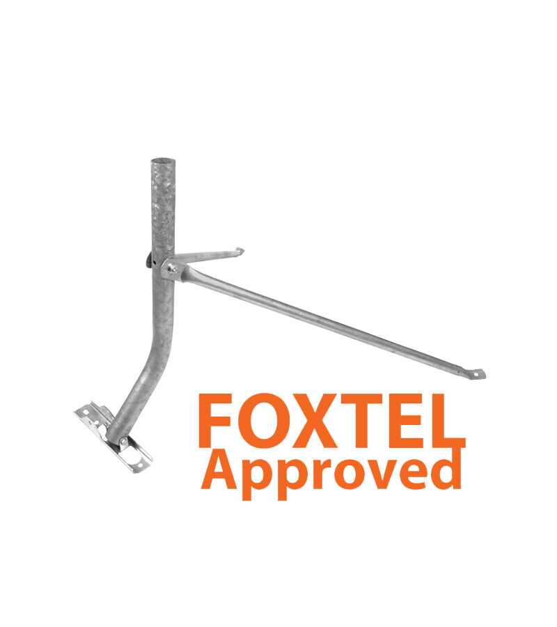 Bracket SAT: Corrugated Tin Roof (Flexi) Mount to suit Offset Antenna 65-90cm