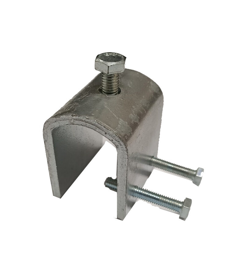 Strammit Roof - Stay Bar FOOT Plate & Bolt (Non Penetrating)