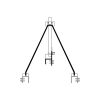 Strammit Style Roof - TV Antenna Bracket (Large Foot) "Requires Mast"