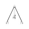 Strammit Style Roof - TV Antenna Bracket (Large Foot) "Requires Mast"