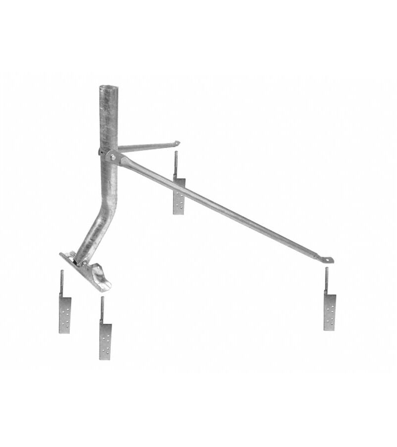 Bracket SAT: Tiled Roof Mount - Commercial & MDU Installations - 90cm Dish