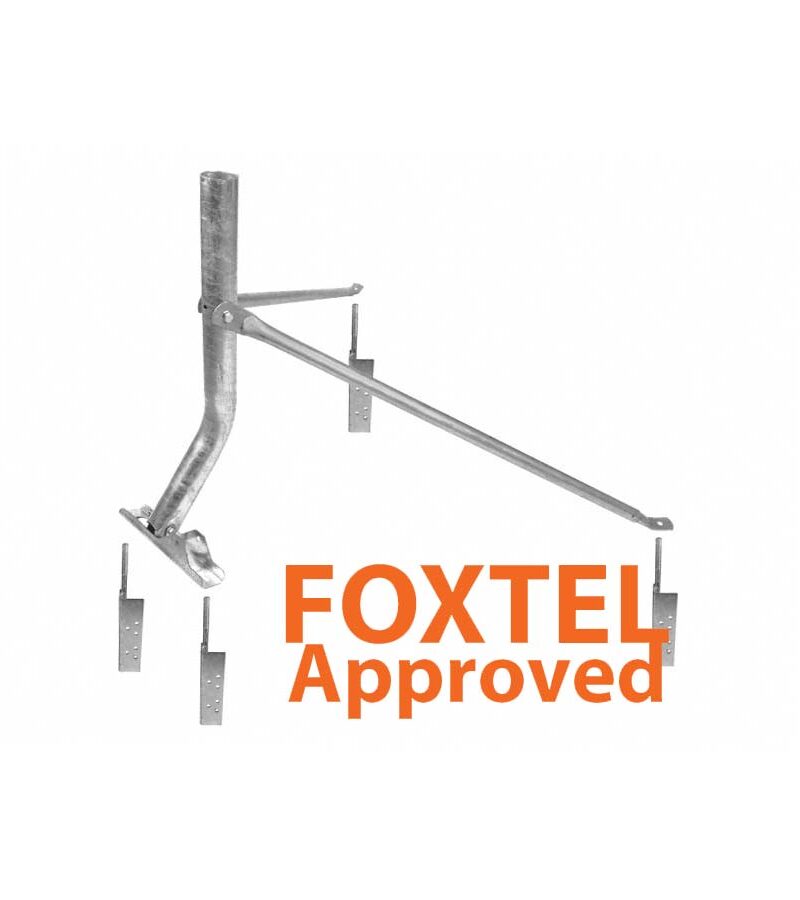 Bracket SAT: Tiled Roof Mount - Commercial & MDU Installations - 90cm Dish