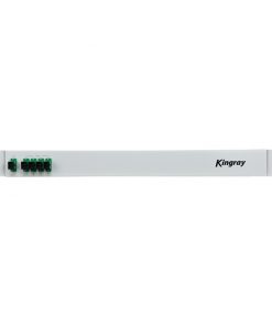 Kingray Optical PLC Splitter - 4 Way, SC-APC, 1RU 19” Rack Mount Maximum Insertion Loss: 7.4dB