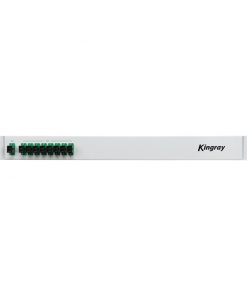 Kingray Optical PLC Splitter - 8 Way, SC-APC, 1RU 19” Rack Mount Maximum Insertion Loss: 10.7dB