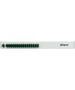 Kingray Optical PLC Splitter - 16 Way, SC-APC, 1RU 19” Rack Mount Maximum Insertion Loss: 13.9dB