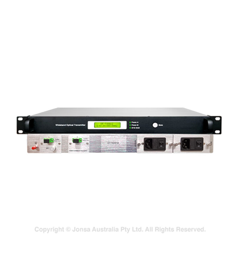 Jonsa DF/TXDG12 Optical Laser Transmitter 1550nm +9 &/or +12dBm 1RU 19"