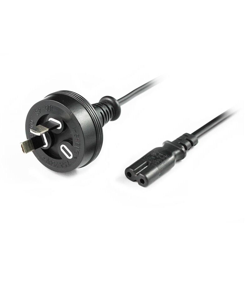 Power Lead: 2pin AU wall plug to IEC C7 connector (Figure 8) 1.8M