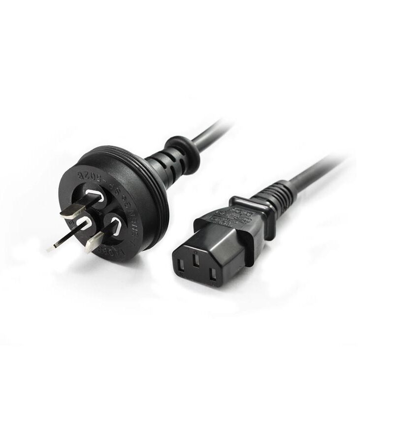 Power Lead: 3pin AU wall plug to IEC C13 connector (Kettle) 1.8M
