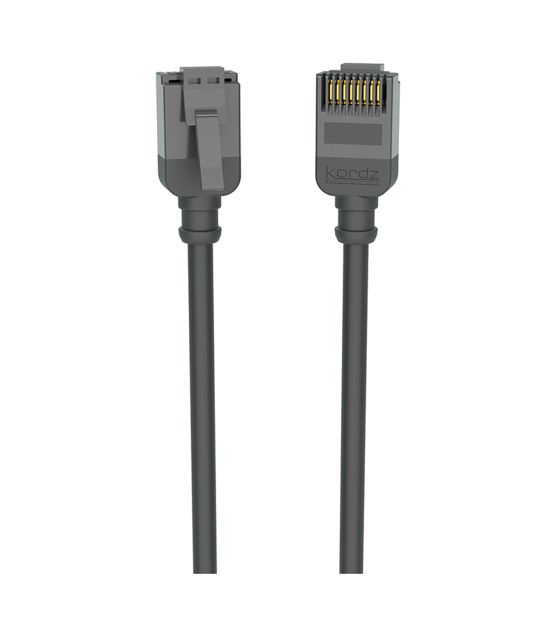 Kordz PRO K23045 Cat6 Slim Network Patch Cable 0.15m-5m Black