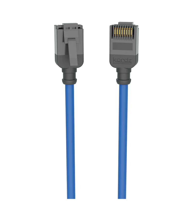 Kordz PRO K23045 Cat6 Slim Network Patch Cable 0.15m-5m Blue