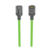 KORDZ PRO Series - CAT6 Slim Profile Network Patch Cables 0.15m-5m -Green