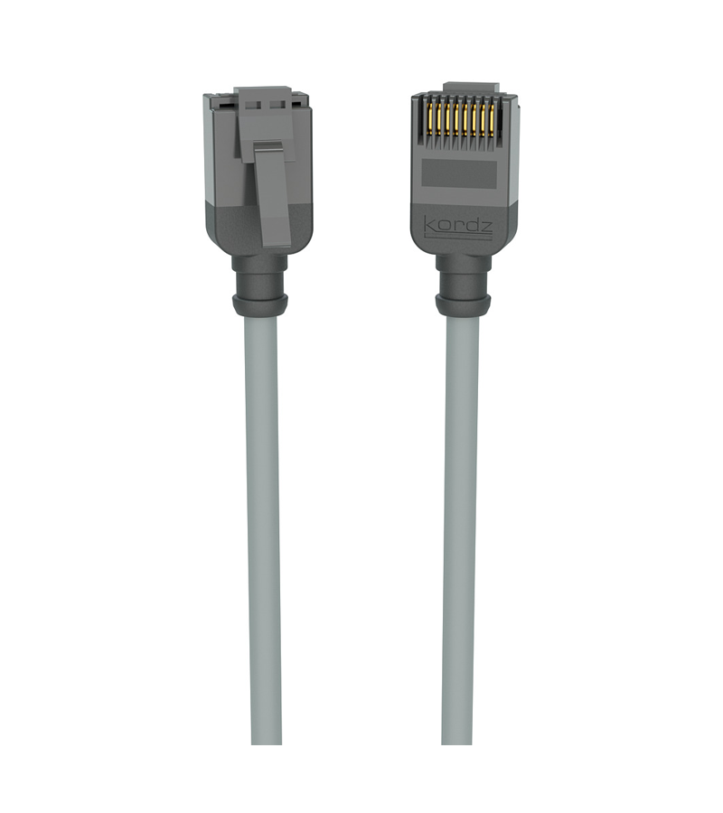 Kordz PRO K23045 Cat6 Slim Network Patch Cable 0.15m-5m Grey