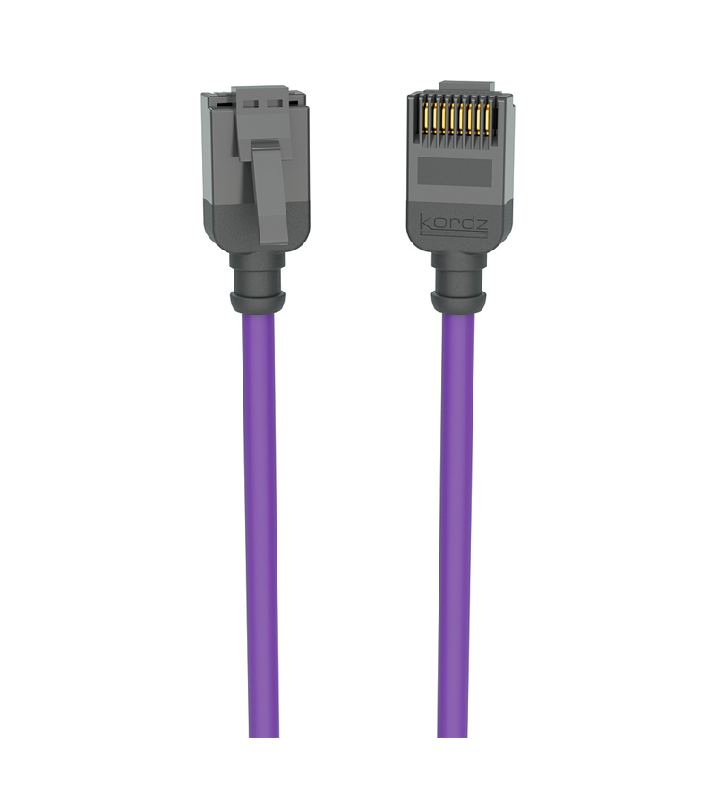 Kordz PRO K23045 Cat6 Slim Network Patch Cable 0.15m-5m Purple