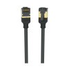 KORDZ PRS Series - CAT6A Slim Profile Network Patch Cables 0.15m-5m-Black
