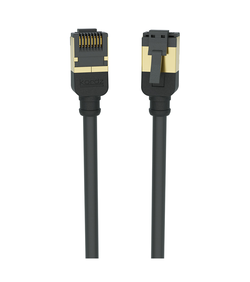 KORDZ K33946 PRS Series - CAT6A Slim Profile Network Patch Cable - 0.15M-5M - Black