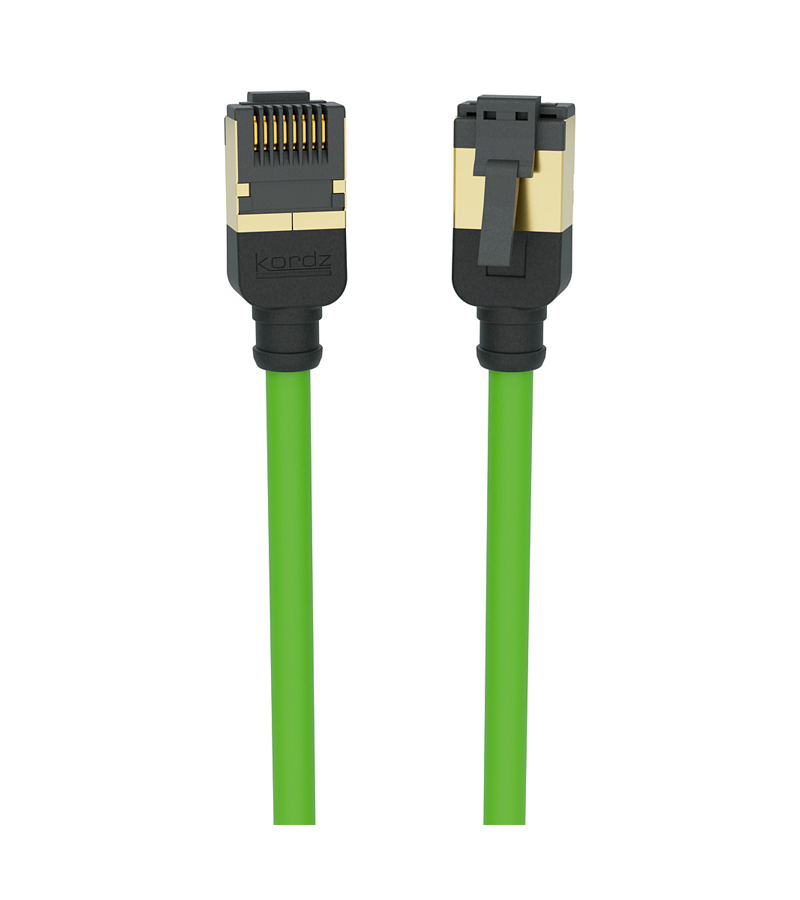 KORDZ K33946 PRS Series - CAT6A Slim Profile Network Patch Cable - 0.15M-5M - Green