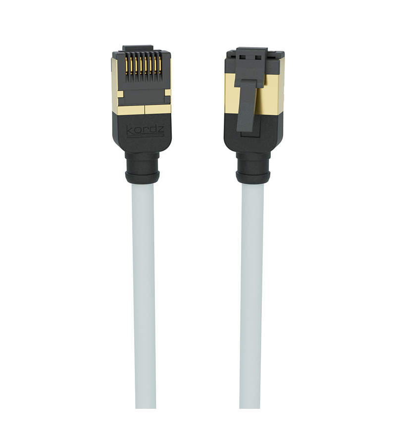 KORDZ K33946 PRS Series - CAT6A Slim Profile Network Patch Cable - 0.15M-5M - White