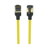 KORDZ PRS Series - CAT6A Slim Profile Network Patch Cables 0.15m-5m - Yellow
