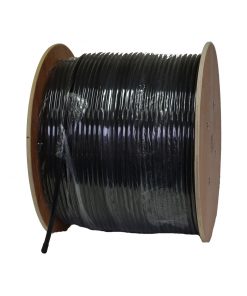 RG-11 QUAD Shield Coaxial Cable FLOODED (Black) Drum 305M
