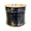 Coaxial Cable Rg-6 QUAD Shield Siamese (Black) - W/Drum 152M - "Foxtel App. F30432"