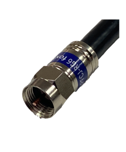 RG6 QUAD/TRI Shield F-Type Compression Connector - Bag 50