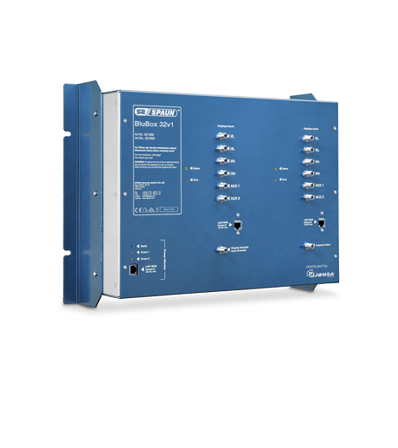 Spaun BLUBOX32V1: 32Tp TDT DVB-S/S2 to DVB-C QAM Headend System