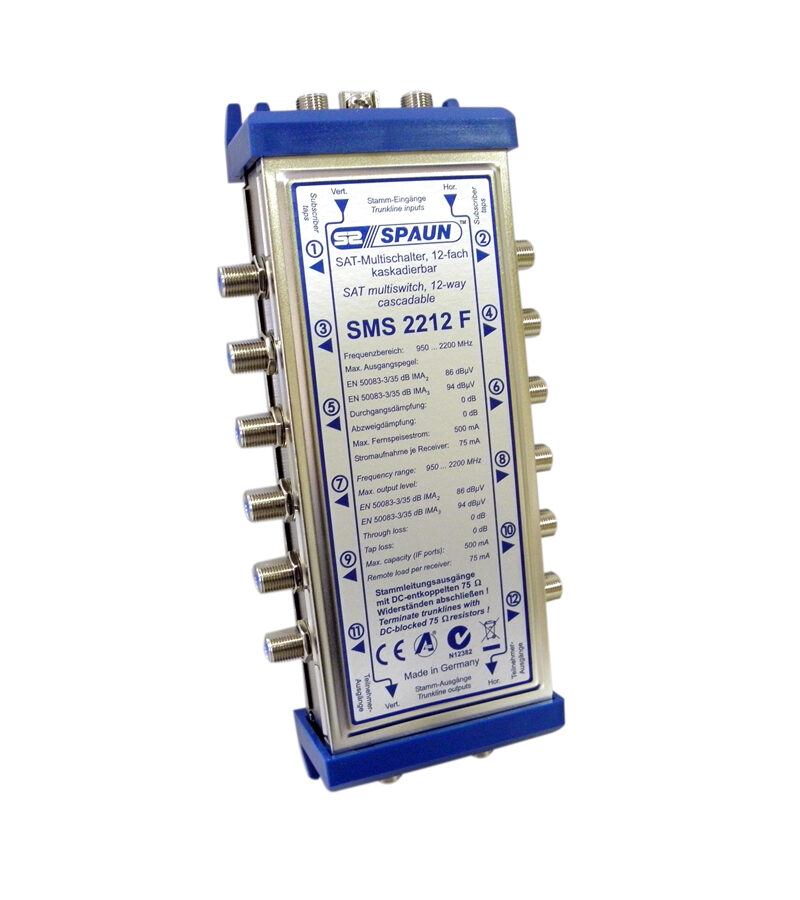 Spaun SMS2212 Cascadable Multi-switch, 2-Wire, 12 Output