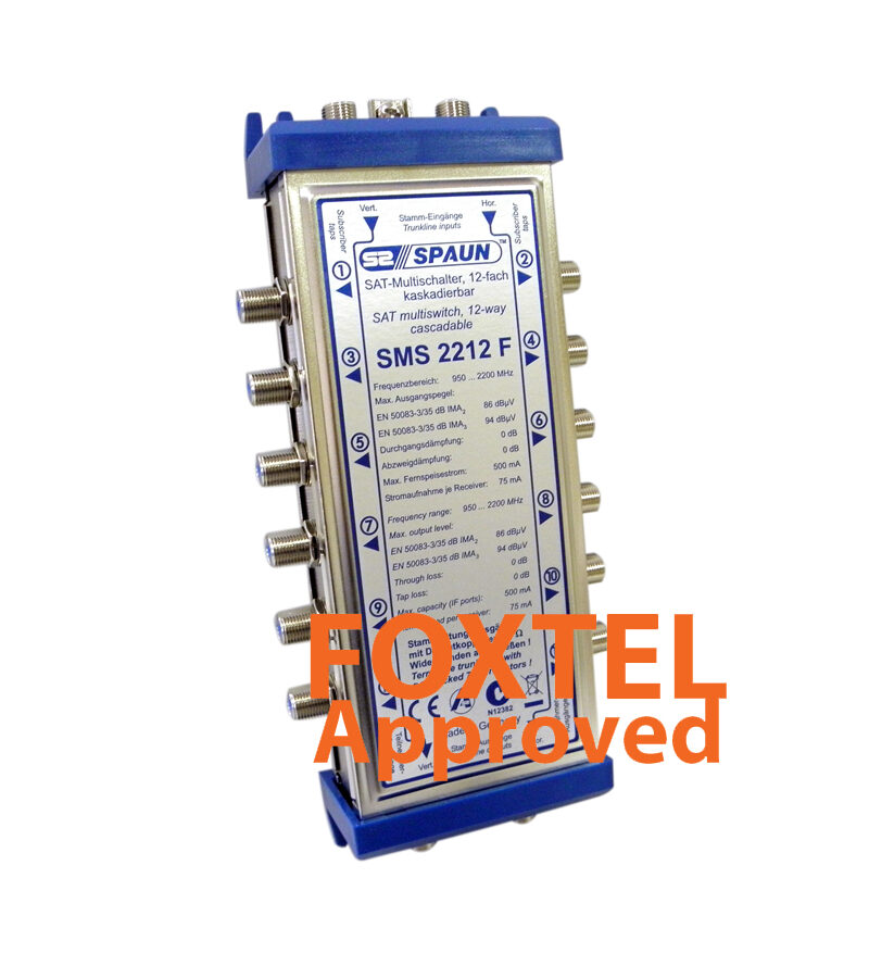Spaun SMS2212 Cascadable Multi-switch, 2-Wire, 12 Output