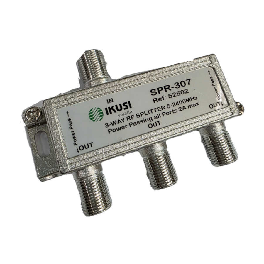 IKUSI SPR-205, 307, 408 2, 3 & 4-Way 5-2400MHz Splitters Power Pass Bi-Directional - Image 6
