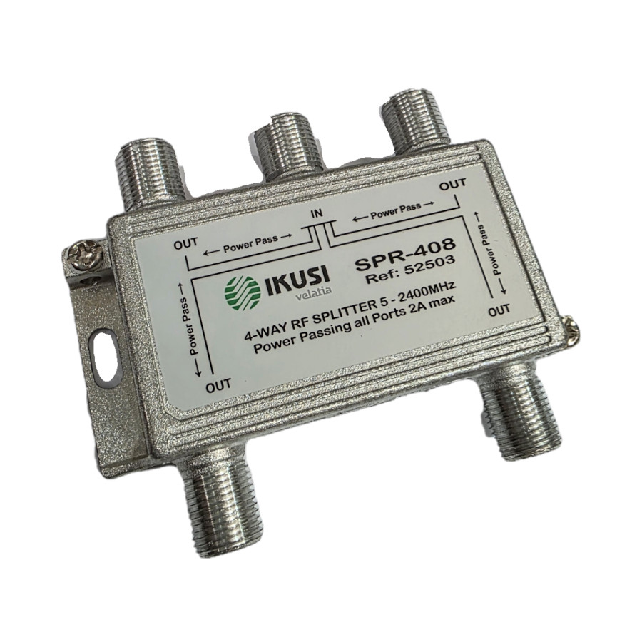IKUSI SPR-205, 307, 408 2, 3 & 4-Way 5-2400MHz Splitters Power Pass Bi-Directional - Image 7