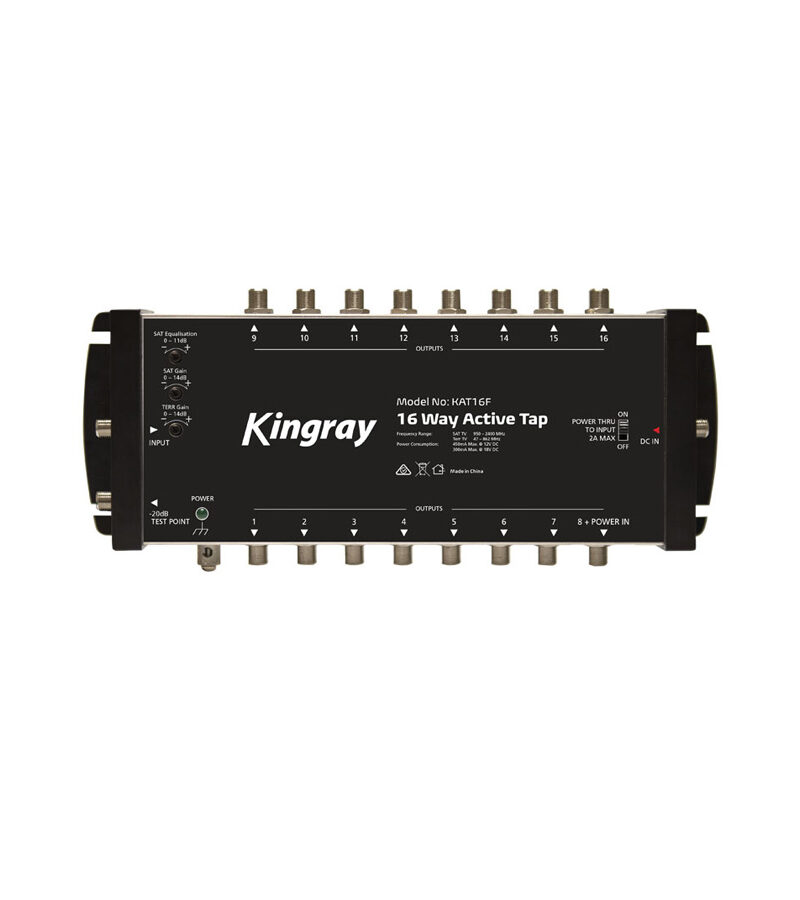 Kingray KAT16F 16 Way ACTIVE TAP 47-2400MHz (FOXTEL Stacker Approved)