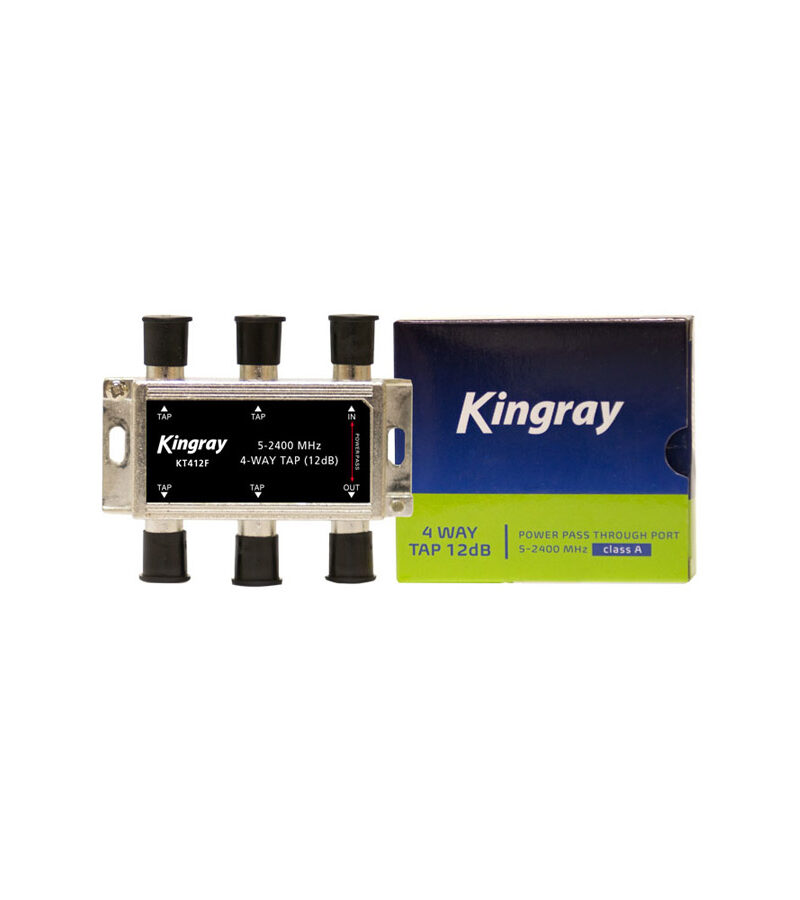 Kingray KTxxxF 2, 4 & 8 Way Passive TAPS 5~2400MHz P/Pass Through Port