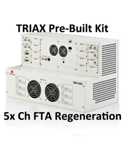 TRIAX TDH800 KIT Terrestrial Headend – 5 Carrier/Channels Free to Air Digital Regeneration Headend