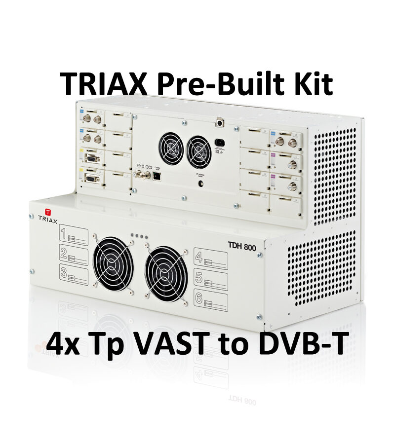 TRIAX TDH800 KIT - Optus VAST Starter - 4xSAT Tp Input to Quad DVB-T OUT & 2x Common Interface Slots