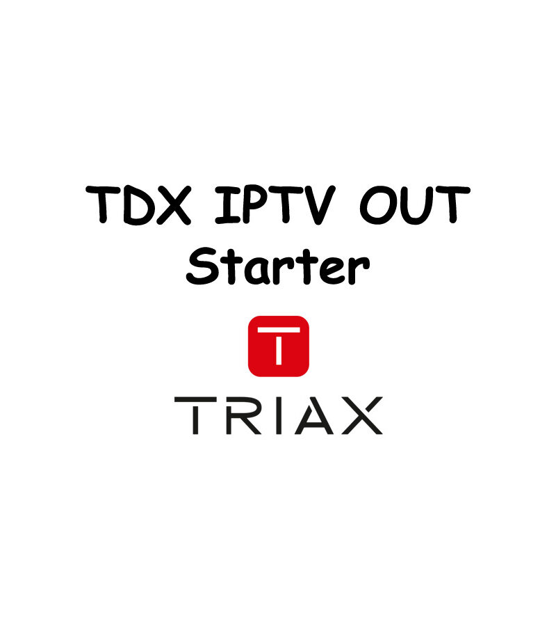 TRIAX TDX Series IPTV Output License / Service "Starter"