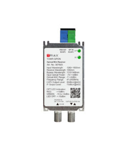 TRIAX 307920 TOMR-GPON Optical MINI Receiver with PON Pass MATV 47-862 + SAT 950-2400