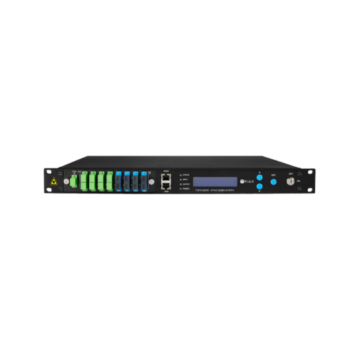 TRIAX 308551 TOFA-822W PON EYDFA, 1550nm, 8 Port with CWDM @ 19/22dBm, Dual PSU