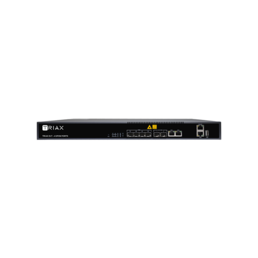 TRIAX 308500 TOLT-4422 Layer 3 GPON OLT 4 GPON SFP Ports, Uplink 2xRJ45 +2xSPF/+, 19”1RU,2PSU