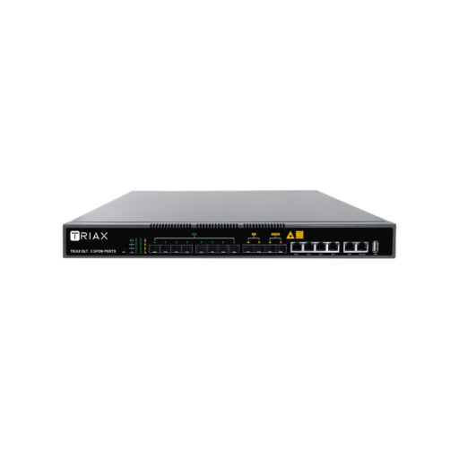 TRIAX 308501 TOLT-8422 Layer 3 GPON OLT 8 GPON SFP Ports, Uplink 4xRJ45, 2xSPF, 2xSPF+, 19:1RU