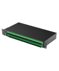 TRIAX 307932 TORS-064 Optical 1:64 Way Rack Mount Splitter, SC/APC, 19”2RU, Insertion Loss (-20dBm)
