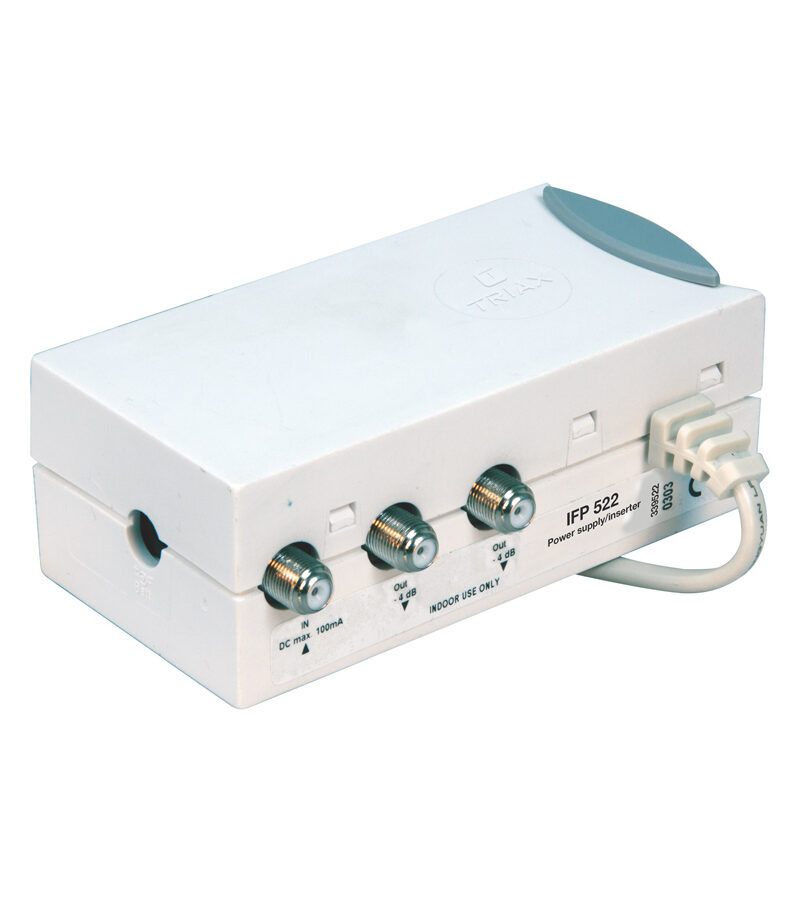 Triax 339522 Power Supply/Inserter - Switches AC to DC Source - Suit RV
