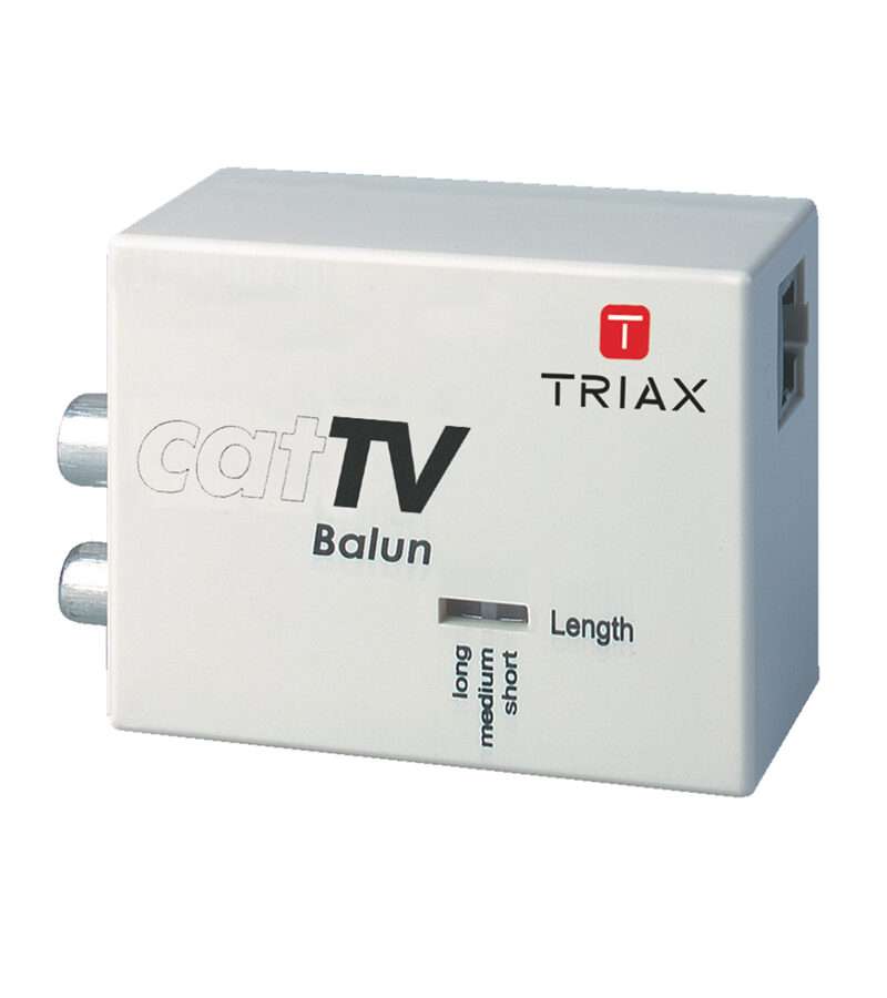 Triax 350661 NBL0200 Balun TV Receiver for NBL 3412 converting CATx delivery to RF for panel