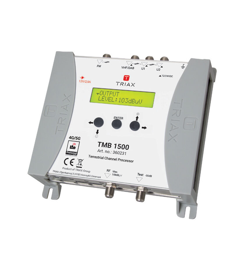 Triax 360231 TMB 1500 Programmable FTA Mini Channel Processing Headend