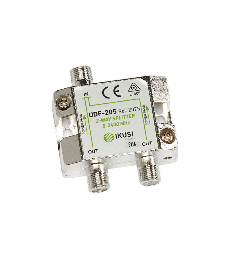 IKUSI UDF Series Passive In-door F-type Splitters 5-2400MHz