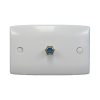 Std Wall Plate - Single F-type to F-type