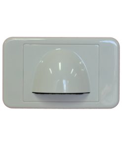 Media Style - Wall Plate - Slim (Bull Nose) Cable Entry with Bristle