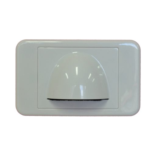 Media Style - Wall Plate - Slim (Bull Nose) Cable Entry with Bristle