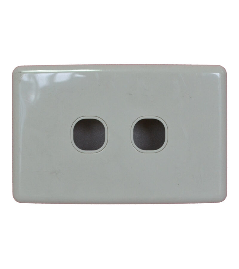 TWO Gang Clipsal C2000 STYLED Wall Plate