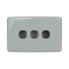 THREE Gang Clipsal C2000 STYLED Wall Plate