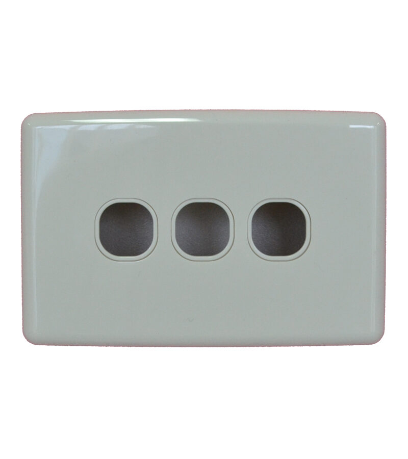 THREE Gang Clipsal C2000 STYLED Wall Plate